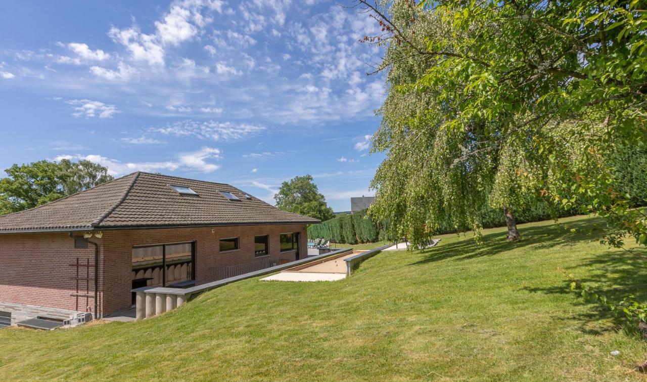 Luxueuse Et Spacieuse Villa Avec Sauna Et Piscine Malmedy Exterior foto